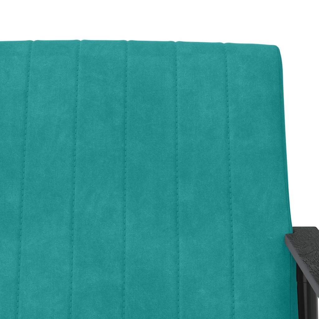 poltrona Turchese 59 x 75 x 78 cm Velluto