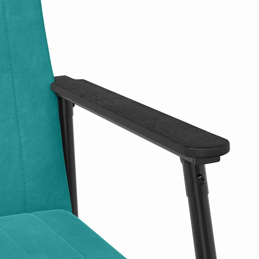 poltrona Turchese 59 x 75 x 78 cm Velluto