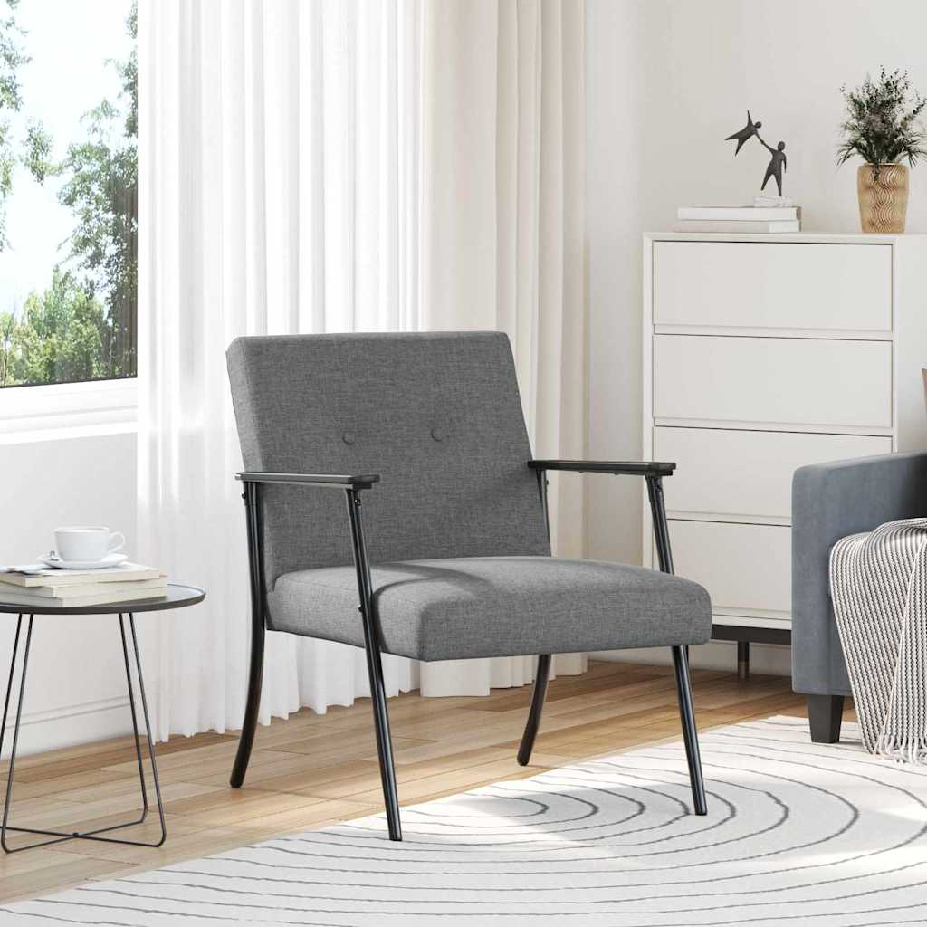 poltrona Grigio scuro Tessuto