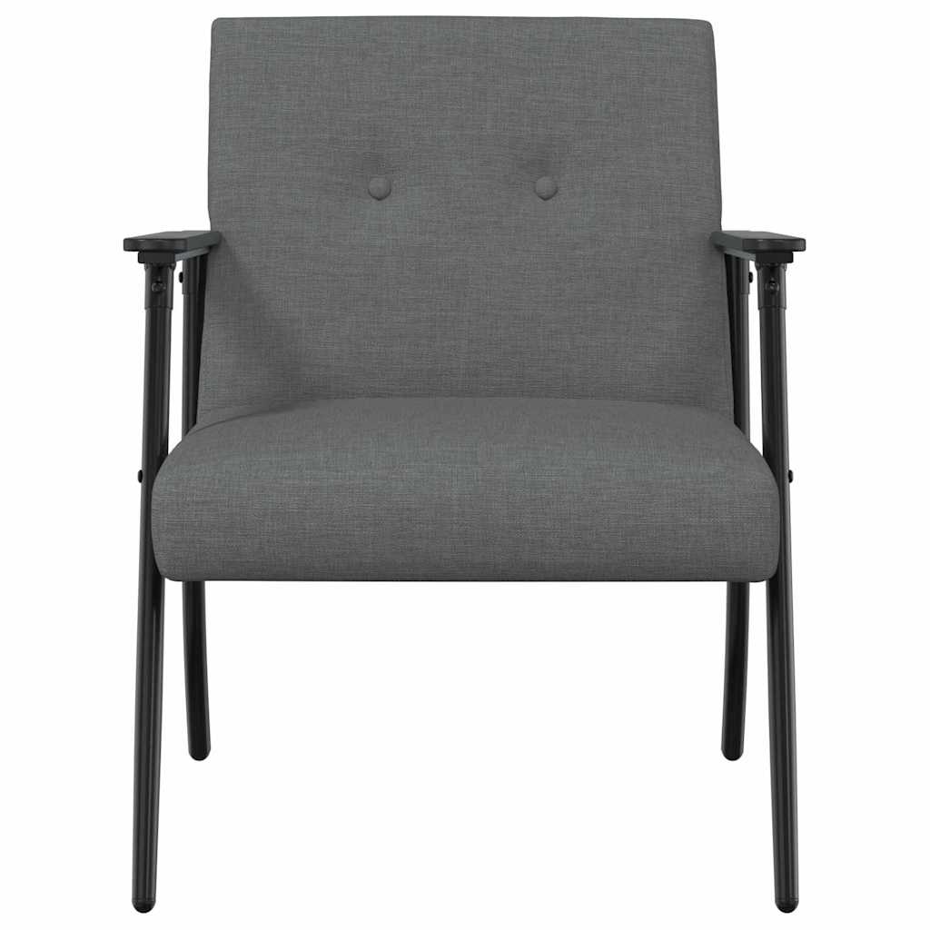 poltrona Grigio scuro Tessuto