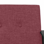 poltrona Rosso Vino Tessuto
