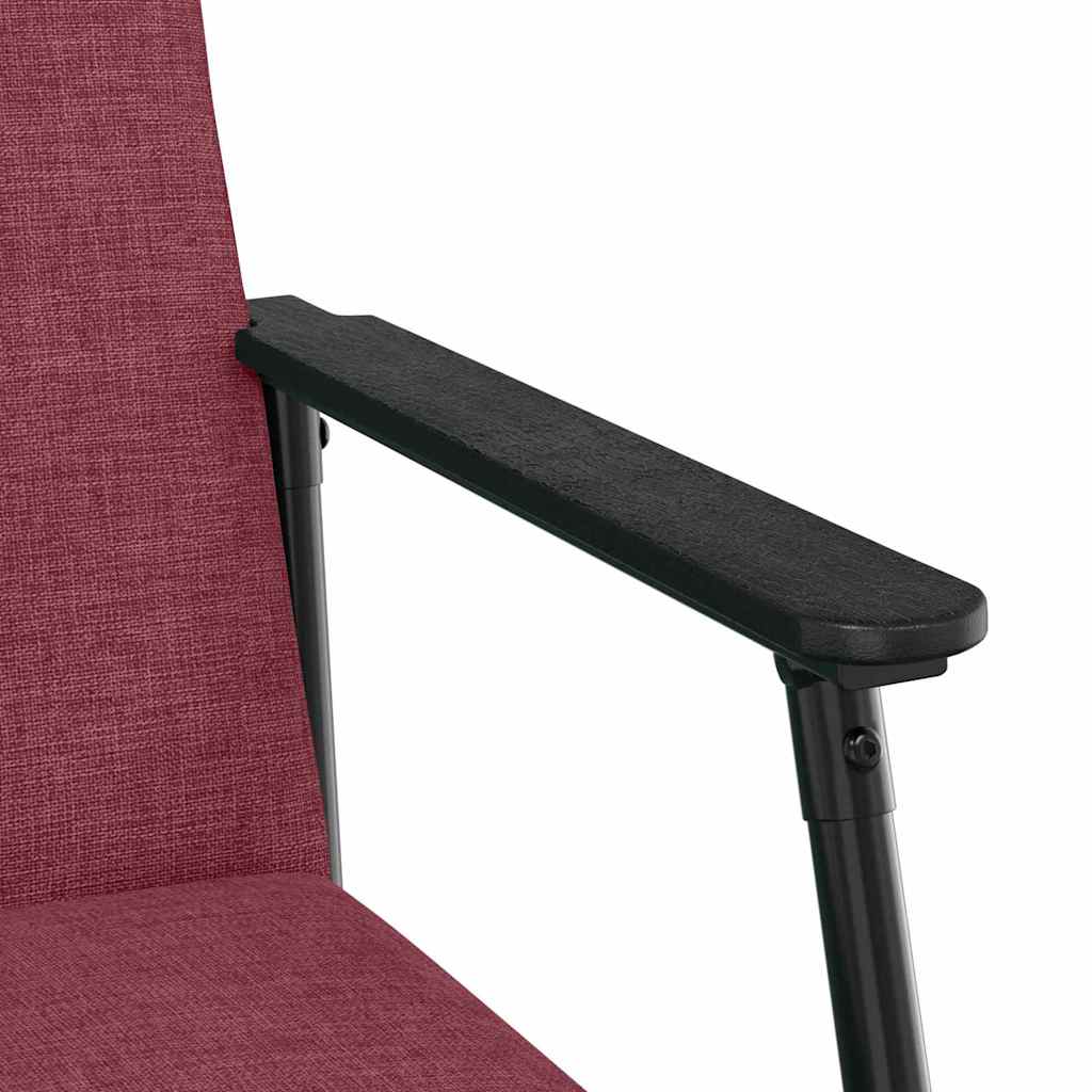 poltrona Rosso Vino Tessuto