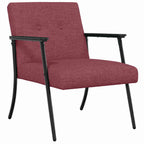 poltrona Rosso Vino Tessuto
