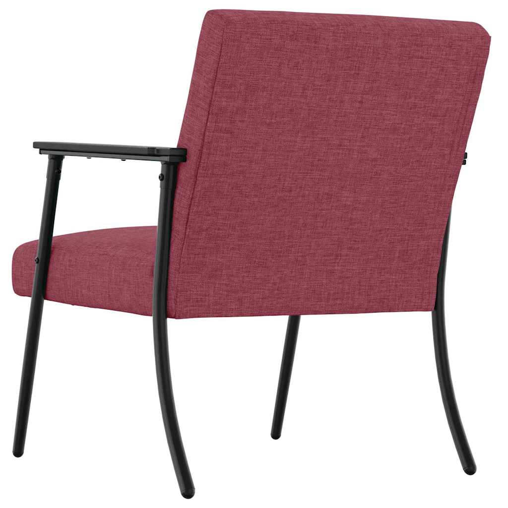 poltrona Rosso Vino Tessuto