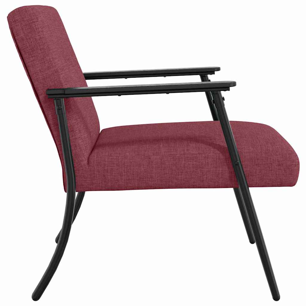 poltrona Rosso Vino Tessuto