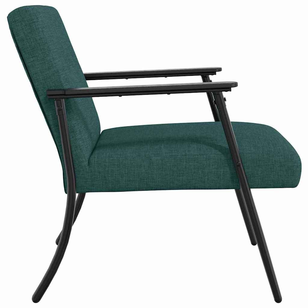 poltrona Verde Scuro Tessuto