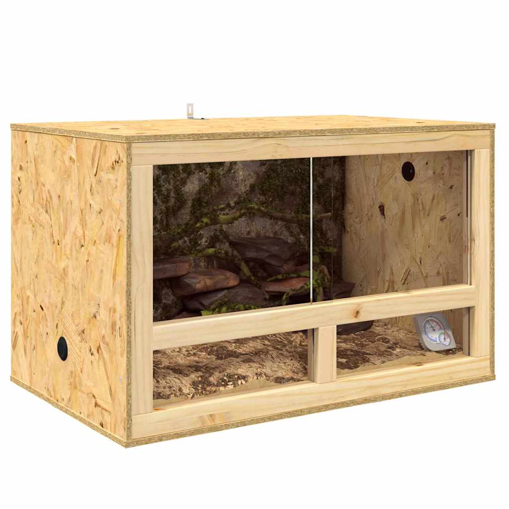 Terrario Marrone 80 x 50 x 50 cm OSB