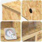 Terrario Marrone 100 x 50 x 50 cm OSB