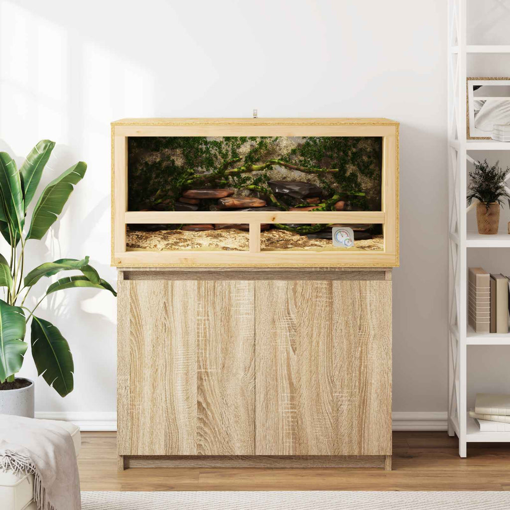 Terrario Marrone 100 x 50 x 50 cm OSB