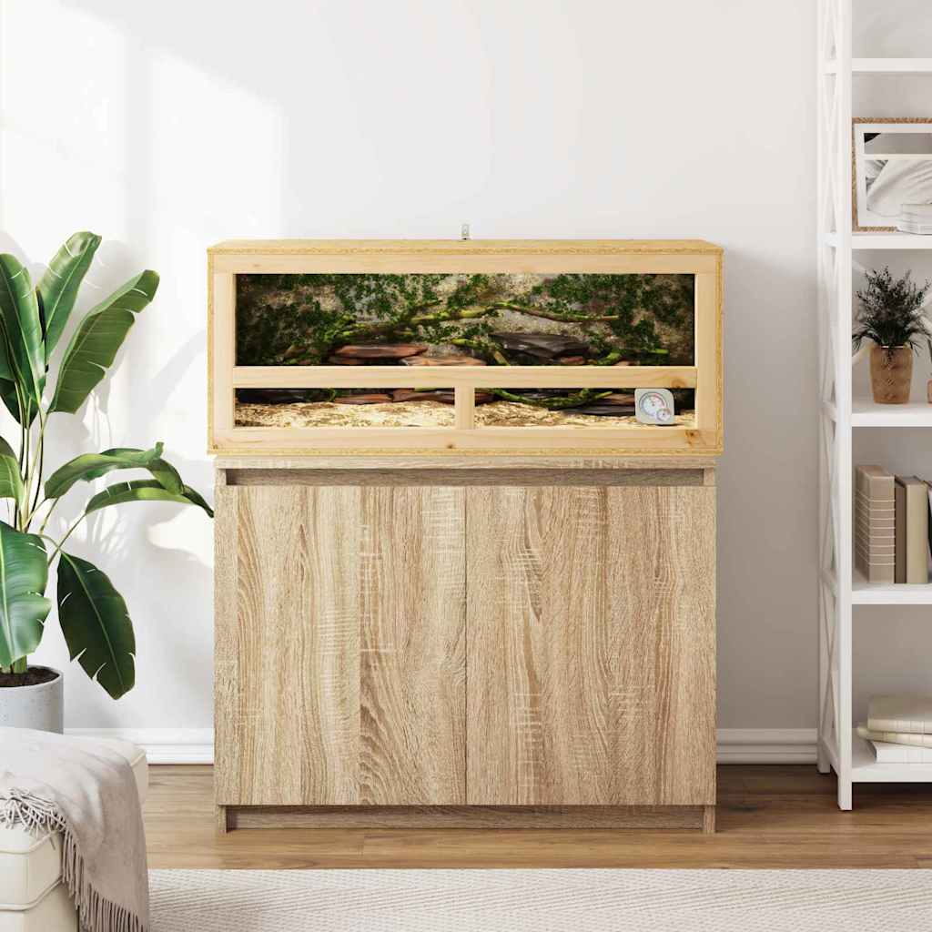 Terrario Marrone 100 x 40 x 40 cm OSB