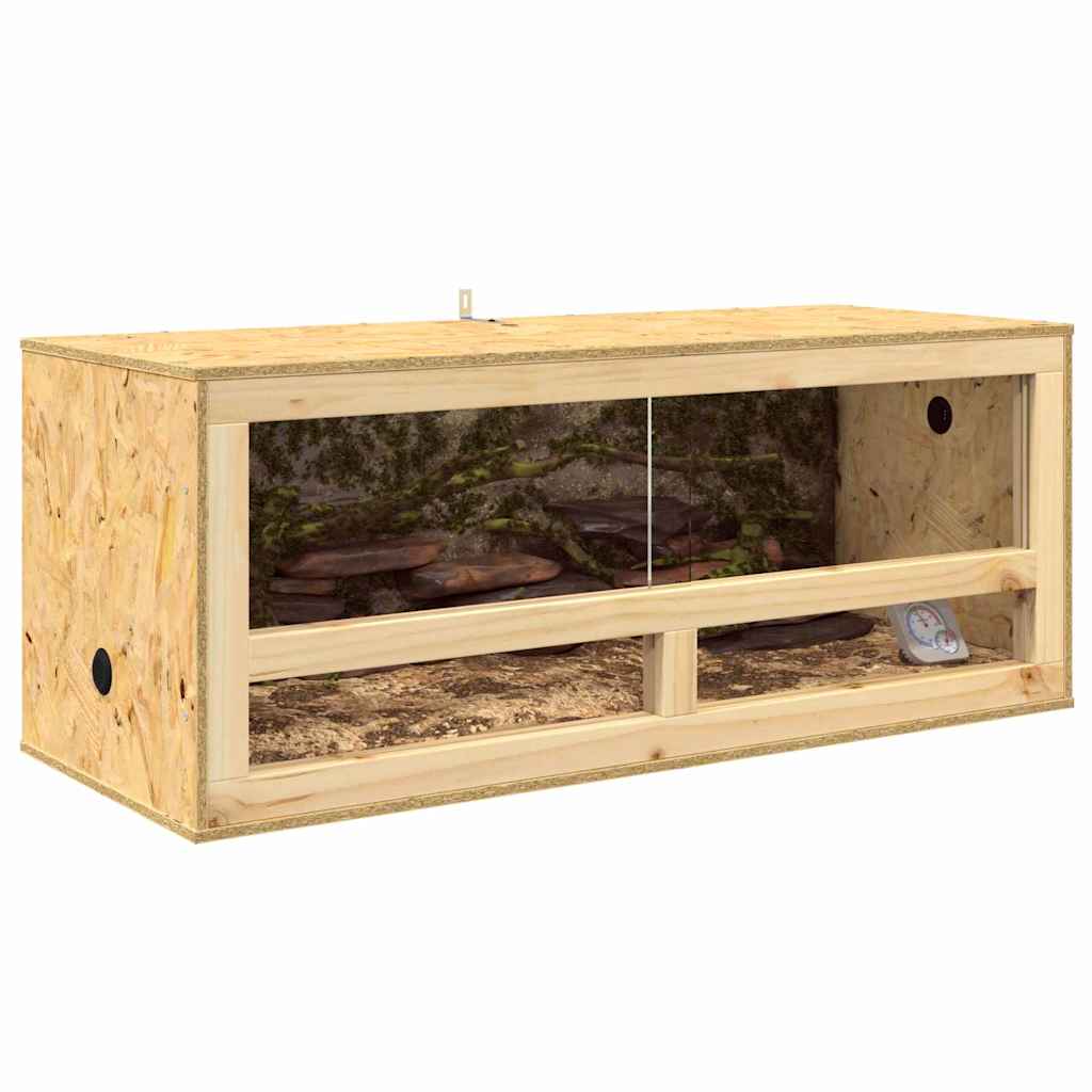 Terrario Marrone 100 x 40 x 40 cm OSB