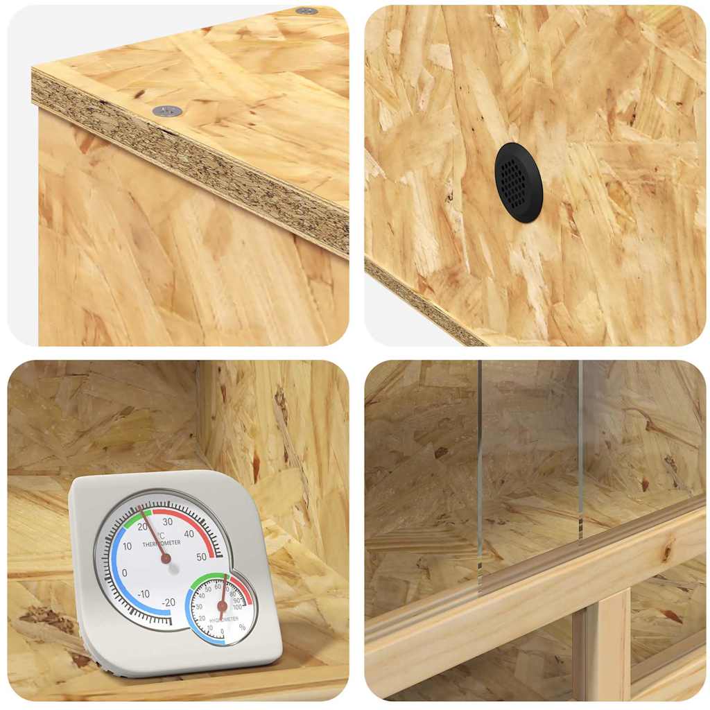 Terrario Marrone 60 x 30 x 30 cm OSB