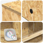 Terrario Marrone 50 x 50 x 50 cm OSB