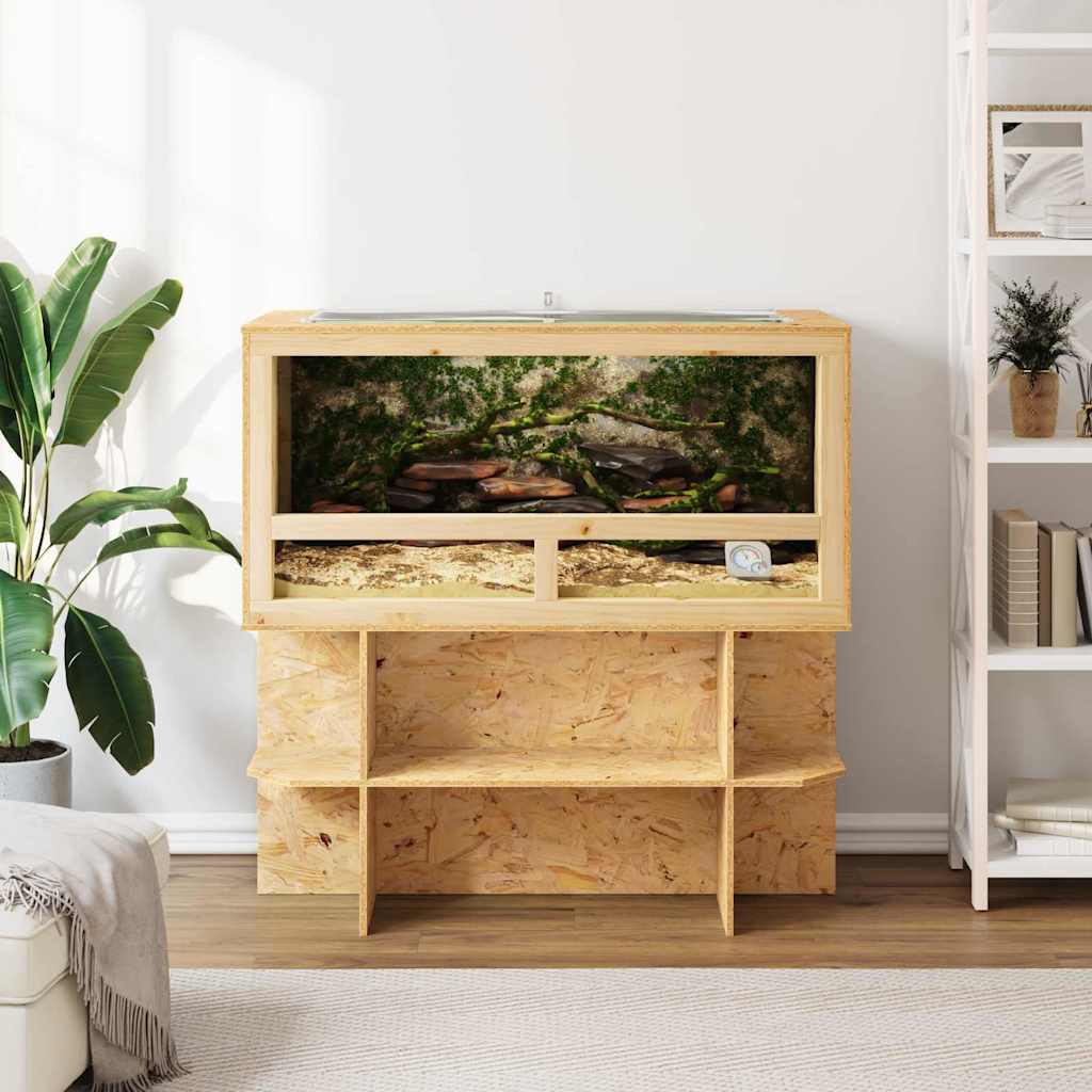 Terrario Marrone 100 x 50 x 50 cm OSB