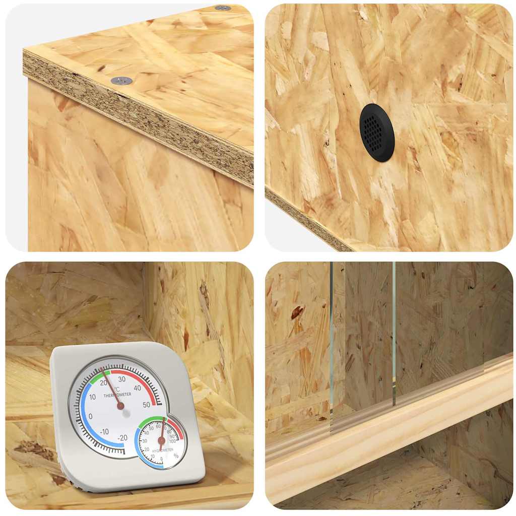 Terrario Marrone 50 x 50 x 80 cm OSB