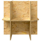 Base per Terrario Marrone 50 x 50 x 50 cm OSB