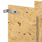 Base per Terrario con lo scaffale Marrone 40 x 40 x 50 cm OSB