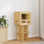 Base per Terrario con lo scaffale Marrone 40 x 40 x 50 cm OSB