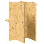 Base per Terrario con lo scaffale Marrone 40 x 40 x 50 cm OSB