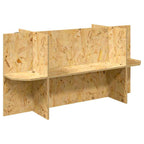 Base per Terrario con lo scaffale Marrone 100 x 40 x 50 cm OSB