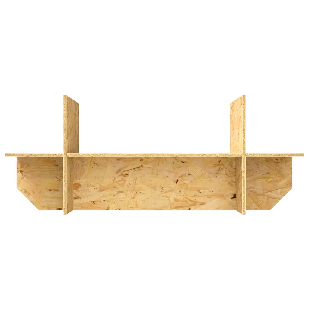 Base per Terrario con lo scaffale Marrone 100 x 40 x 50 cm OSB