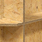 Base per Terrario con lo scaffale Marrone 60 x 30 x 50 cm OSB