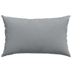 Cuscini da Divano 2 pcs Grigio chiaro 50 x 30 cm Tessuto