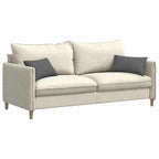 Cuscini da Divano 2 pcs Grigio scuro 50 x 30 cm Tessuto