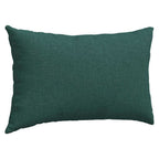 Cuscini da Divano 2 pcs Verde Scuro 50 x 30 cm Tessuto