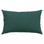 Cuscini da Divano 2 pcs Verde Scuro 50 x 30 cm Tessuto