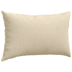 Cuscini da Divano 2 pcs Crema 50 x 30 cm Tessuto