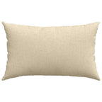 Cuscini da Divano 2 pcs Crema 50 x 30 cm Tessuto