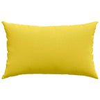 Cuscini da Divano 2 pcs Giallo Chiaro 50 x 30 cm Tessuto