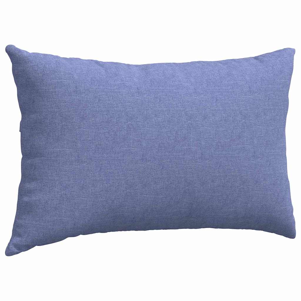 Cuscini da Divano 2 pcs Blu jeans 50 x 30 cm Tessuto