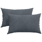 Cuscini da Divano 2 pcs Grigio scuro 50 x 30 cm