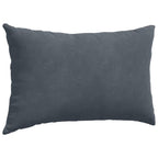 Cuscini da Divano 2 pcs Grigio scuro 50 x 30 cm