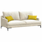 Cuscini da Divano 2 pcs Giallo 50 x 30 cm Tessuto in Cords