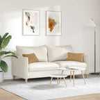 Cuscini da Divano 2 pcs Marrone 50 x 30 cm Tessuto in Cords