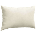 Cuscini da Divano 2 pcs Crema 50 x 30 cm Tessuto in Cords