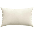 Cuscini da Divano 2 pcs Crema 50 x 30 cm Tessuto in Cords