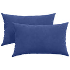 Cuscini da Divano 2 pcs Blu Polizia 50 x 30 cm Tessuto in Cords