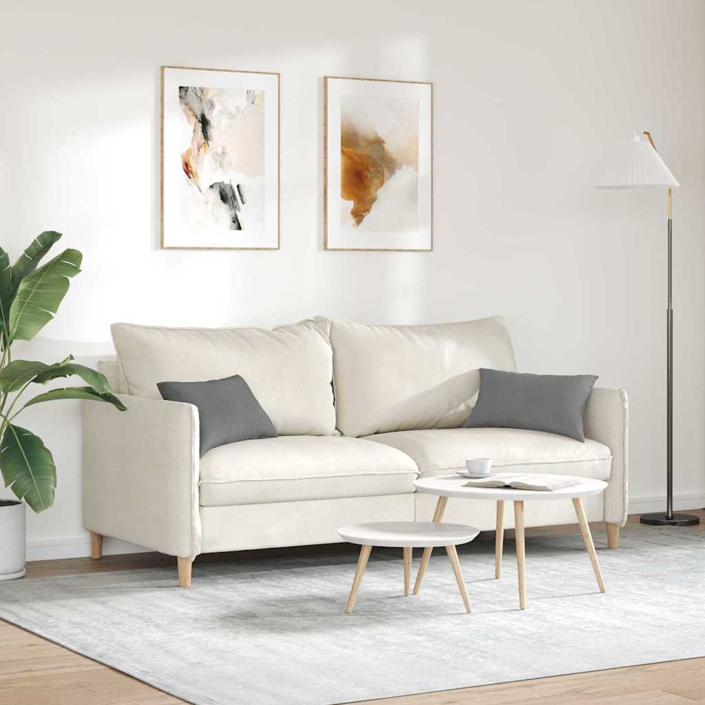 Cuscini da Divano 2 pcs Grigio scuro 50 x 30 cm Tessuto