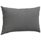 Cuscini da Divano 2 pcs Grigio scuro 50 x 30 cm Tessuto
