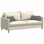 Cuscini da Divano 2 pcs Grigio scuro 50 x 30 cm Tessuto