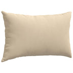 Cuscini da Divano 2 pcs Crema 50 x 30 cm Tessuto