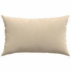 Cuscini da Divano 2 pcs Crema 50 x 30 cm Tessuto