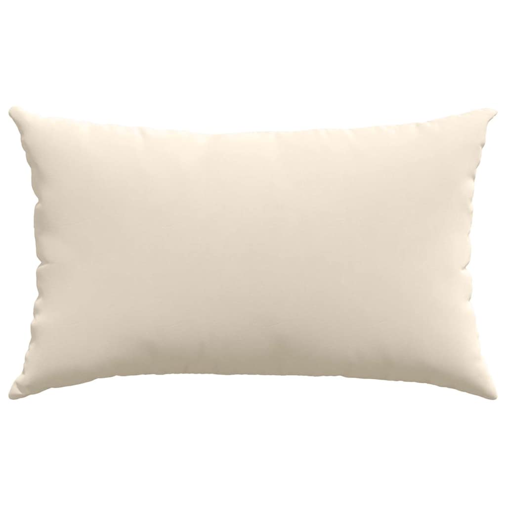 Cuscini da Divano 2 pcs Beige 50 x 30 cm Tessuto