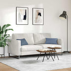 Cuscini da Divano 2 pcs Blu 50 x 30 cm Tessuto in Cords