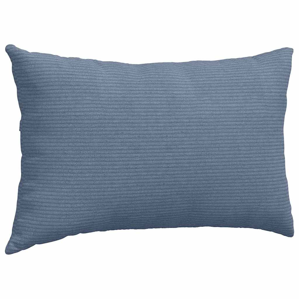 Cuscini da Divano 2 pcs Blu 50 x 30 cm Tessuto in Cords