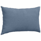 Cuscini da Divano 2 pcs Blu 50 x 30 cm Tessuto in Cords